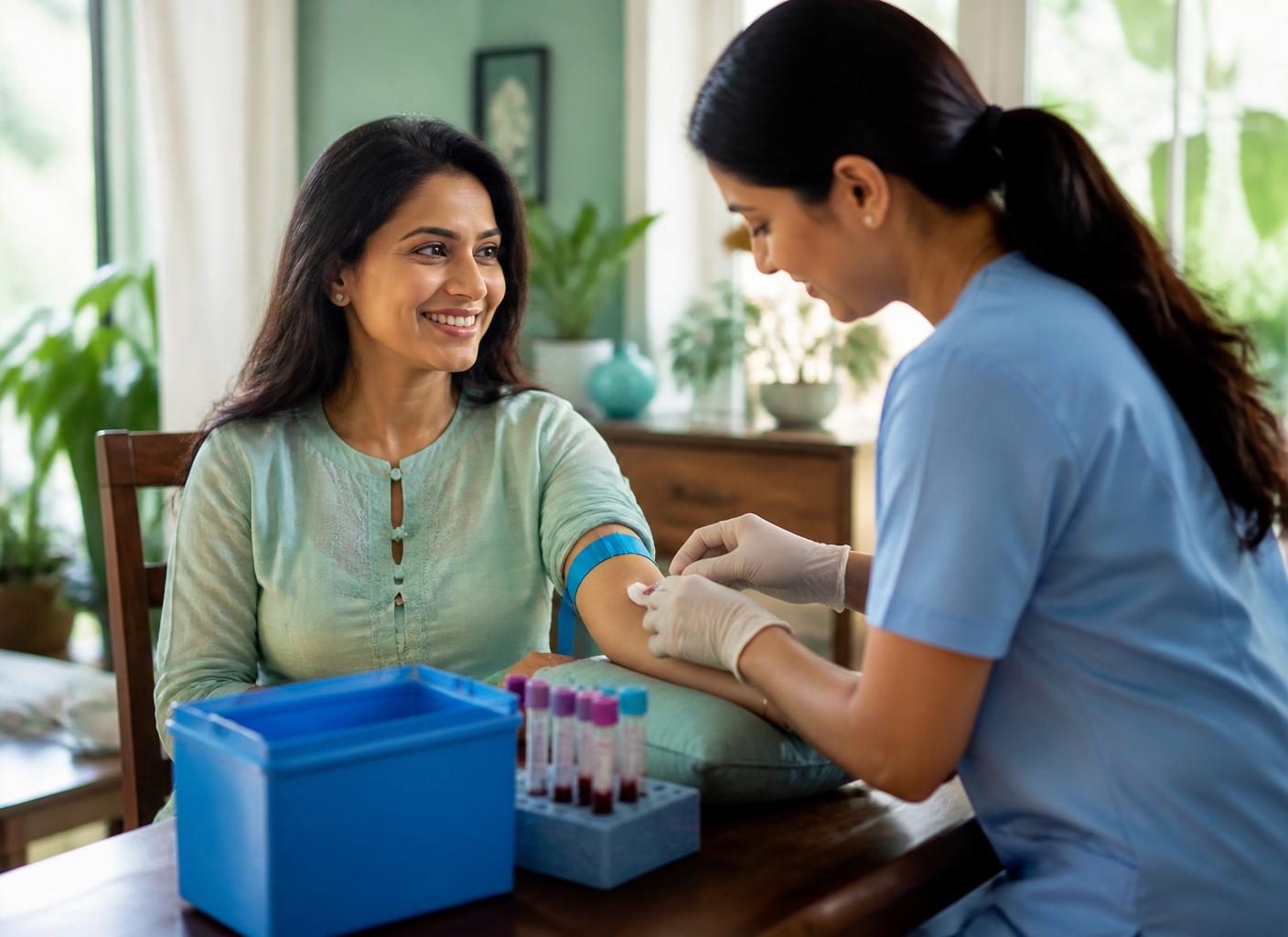 Lab tests, guided end-to-end
